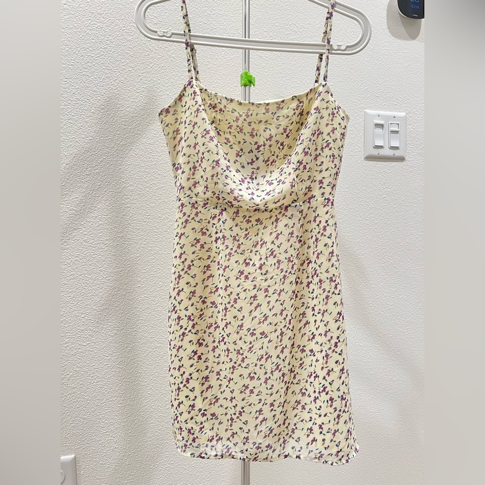 NWT Nasty Gal flower print mini dress NWT size 2